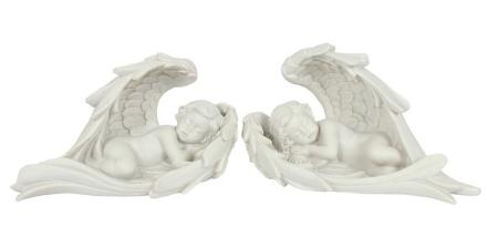 Cherub in Wings Ornament Gift at Angel Wings Art